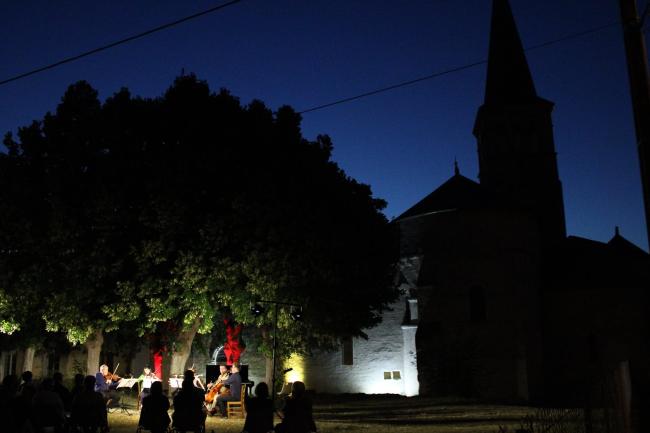 Concert nocturne à Champigny