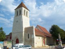 Une photo de l'Eglise Saint-Aventin de Vendeuvre-du-Poitou