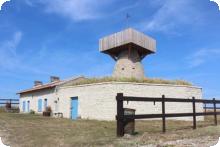 Une photo du moulin cavier de Chouppes.